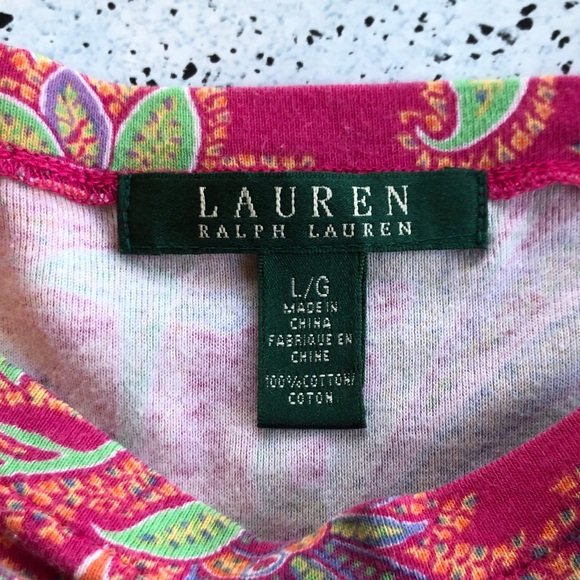 Lot of 4 cotton Ralph Lauren tops shirts in large - Picture 2 of 12